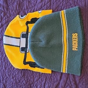 Boys Packer knit caps